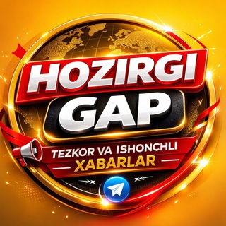 Telegram profile photo for HOZIRGI GAP | Tezkor xabarlar