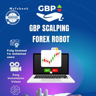 Telegram profile photo for FOREX ROBOT GBP-SCALPING EA