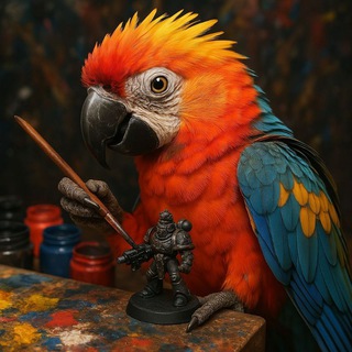 Telegram profile photo for Popug the painter 🦜