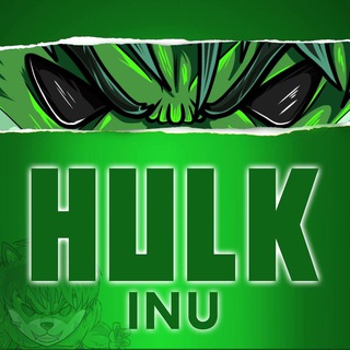 Telegram profile photo for HULK INU OFFICIAL - PORTAL ⚡️