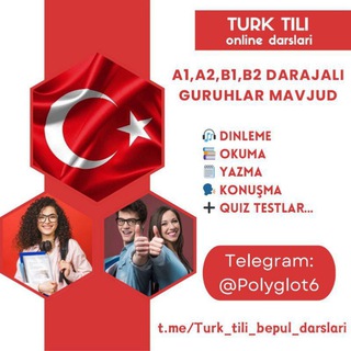 Telegram profile photo for Turk tili online