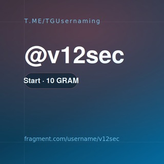 Telegram profile photo for V12sec