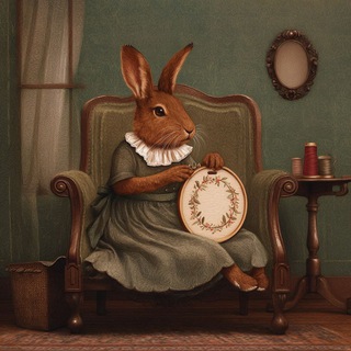 Telegram profile photo for Заяц вышивает 🐰