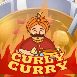 Telegram profile photo for curly curry calls