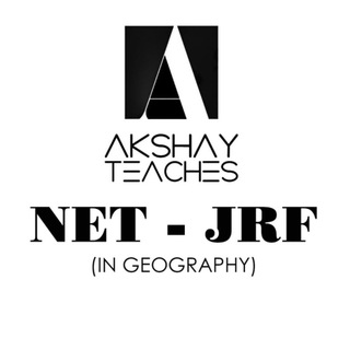 Telegram profile photo for UGC/CSIR - NET JRF, CBSE - CTET, STATE - STET, SET (GEOGRAPHY)
