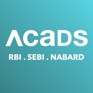 Telegram profile photo for Acads RBI SEBI NABARD | MarksUp 🇮🇳