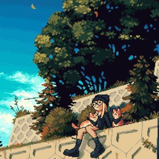 Telegram profile photo for Искусство в пикселях | Pixel art | Пиксель арт