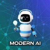 Telegram profile photo for Modern Ai (MODERN AI) | BURNT LP 0/0 TAX