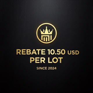 Telegram profile photo for REBATE 10.50 USD PER LOT