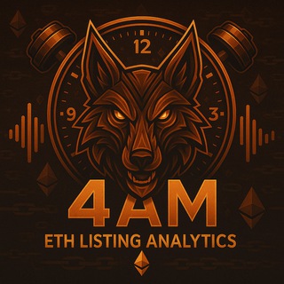 Telegram profile photo for 4AM ETH Listing Analytics