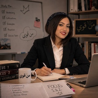 Telegram profile photo for کنکور زبان (مَنِ قَوی)