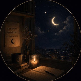 Telegram profile photo for внутренний лунный свет не выключать 🌘