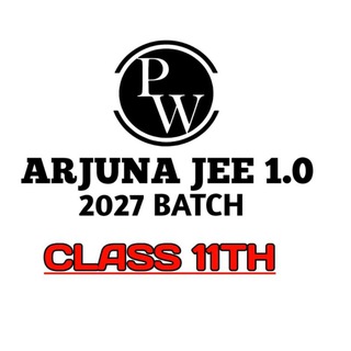 Telegram profile photo for ARJUNA JEE 1.0 2027 LECTURES