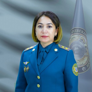 Telegram profile photo for Iroda Rasulova|Qashqadaryo viloyat IIB Axborot xizmati rahbari