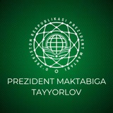 Telegram profile photo for PREZIDENT MAKTABIGA TAYYORLOV