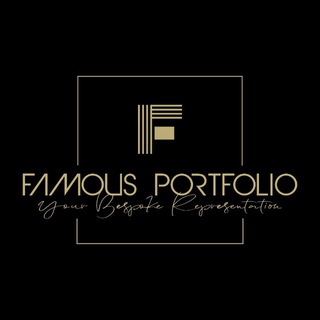 Telegram profile photo for FAMOUS Portfolio by Julia Filatovskaya