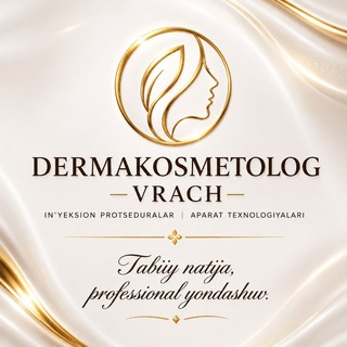 Telegram profile photo for Tabiiy kosmetalogiya Dermakosmetolog |👩⚕️ Parvarish🌿 & In’yeksiya💉