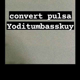 Telegram profile photo for CONVERT PULSA by yoditumbasskuy