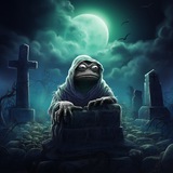 Telegram profile photo for Horror Pepe