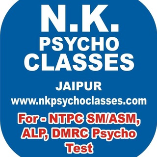 Telegram profile photo for Nk Railway psycho classes jaipur