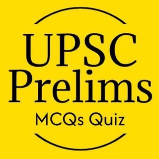 Telegram profile photo for UPSC Prelims Notes MCQs Quiz