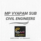 Telegram profile photo for MP VYAPAM SUB CIVIL ENGINEERS