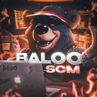 Telegram profile photo for BALOO SCM | ЧЕКИ | ЗАРАБОТОК | КРИПТА | КБ