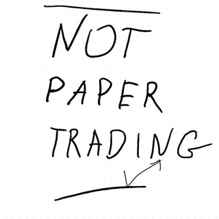 Telegram profile photo for NotPaperTrading