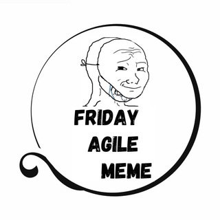 Telegram profile photo for Friday Agile meme