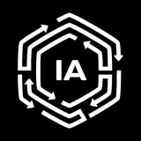 Telegram profile photo for IA | AI reversed