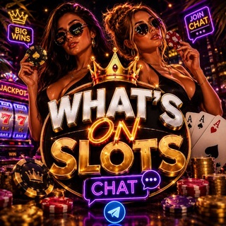 Telegram group profile photo for WHAT’S ON SLOTS Chat
