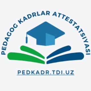 Telegram profile photo for Pedkadr.tdi.uz