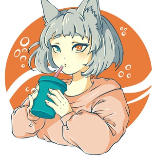 Telegram profile photo for ✨Кискина Рисует / Стикеры и иллюстрации ✨