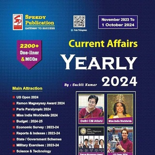 Telegram profile photo for Speedy Current Affairs 2026 PDF