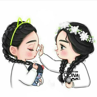 Telegram profile photo for صديقات للابد💙🖤