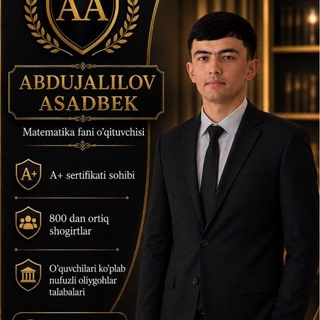 Telegram profile photo for Matematika Milliy sertifkat