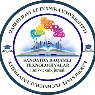 Telegram profile photo for SANOATDA RAQAMLI TEXNOLOGIYALAR ilmiy-texnik jurnal