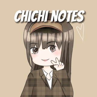Telegram profile photo for chichi notes!