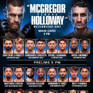 Telegram profile photo for UFC 329