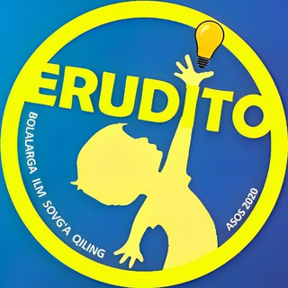 Telegram profile photo for ERUDITO bolalar ta’lim markazi
