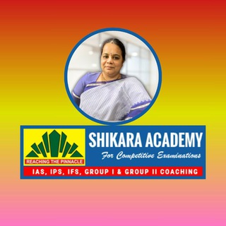 Telegram profile photo for Shikara IAS Academy