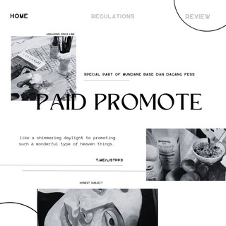 Telegram profile photo for : PAID PROMOTE! 🤍