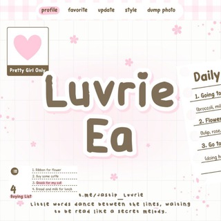 Telegram profile photo for 𝓛 uvrie Éa