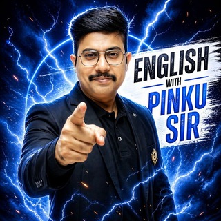Telegram profile photo for English with Pinku Sir Vedang