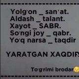 Telegram profile photo for 😢😢 MEN 😢😢 YIG‘LOQI 😢😢
