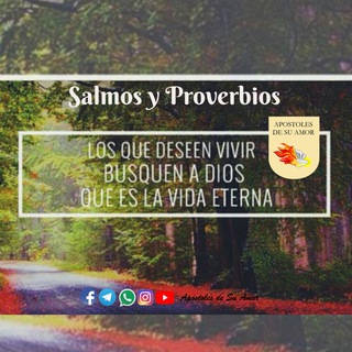 Telegram profile photo for Salmos y Proverbios Grabados de Apóstoles de Su Amor