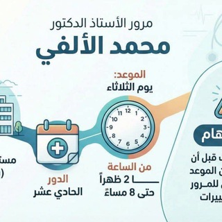 Telegram profile photo for مرور الأستاذ الدكتور محمد الألفي