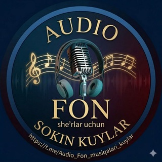 Telegram profile photo for Audio sheʼrlar uchun musiqalar