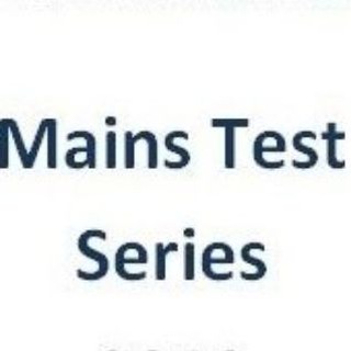 Telegram profile photo for UPSC Mains Test Series & Test Copies