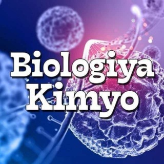 Telegram profile photo for Kimyo Biologiya savol javob